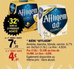 E.Leclerc BIÈRE AFFLIGEM offre