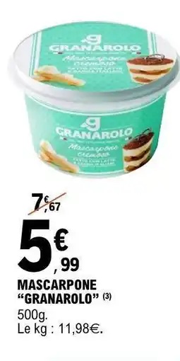E.Leclerc Mascarpone Granarolo offre