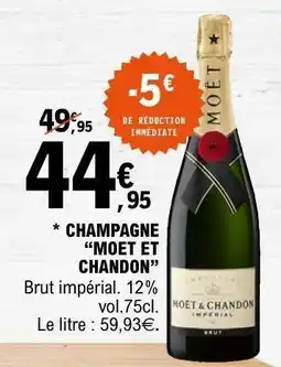 E.Leclerc Champagne Moët et Chandon offre