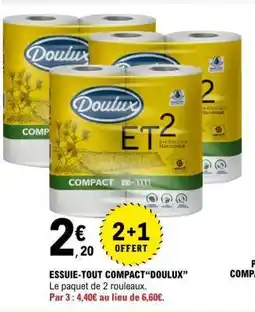 E.Leclerc ESSUIE-TOUT COMPACT “DOULUX” offre