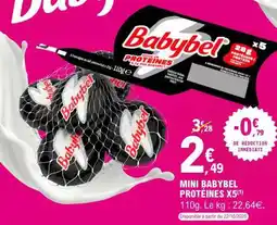 E.Leclerc MINI BABYBEL PROTÉINES X5 offre