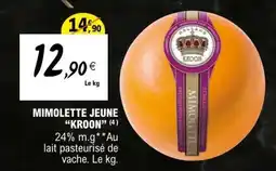 E.Leclerc Mimolette Jeune 'Kroon' offre