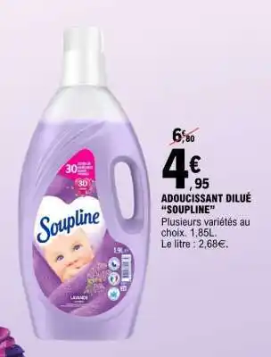 E.Leclerc Adoucissant dilué SOUPLINE offre