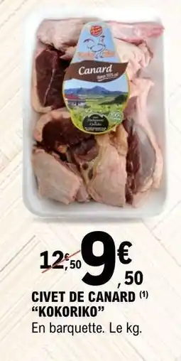 E.Leclerc Civet de Canard 'Kokoriko' offre