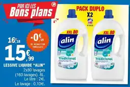 E.Leclerc LESSIVE LIQUIDE “ALIN” offre