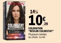 E.Leclerc COLORATION REVLON COLORSTAY offre