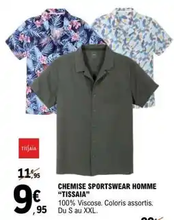 E.Leclerc CHEMISE SPORTSWEAR HOMME “TISSAIA” offre