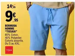 E.Leclerc BERMUDA HOMME TISSAIA offre