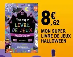 E.Leclerc MON SUPER LIVRE DE JEUX HALLOWEEN offre