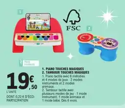 E.Leclerc Piano Touches Magiques / Tambour Touches Magiques offre