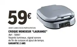 E.Leclerc CROQUE MONSIEUR “LAGRANGE” offre