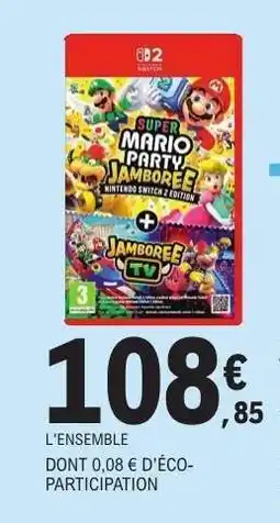E.Leclerc Super Mario Party Jamboree + Jamboree TV offre