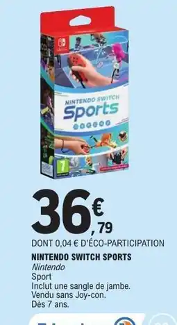 E.Leclerc Nintendo Switch Sports offre
