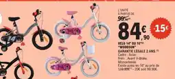 E.Leclerc Velo 14'' ou 16'' woodsun offre