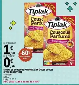 E.Leclerc Graine de Couscous Parfumé aux Épices Douces offre