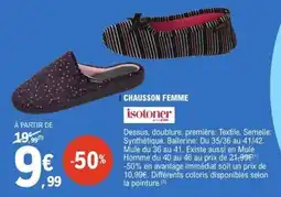 E.Leclerc Chausson Femme offre