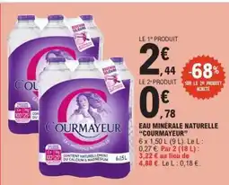 E.Leclerc Eau Minérale Naturelle Courmayeur offre
