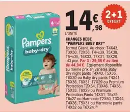 E.Leclerc Pampers Baby-Dry offre