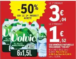 E.Leclerc Eau Minérale Naturelle Volcanique 'Volvic' offre