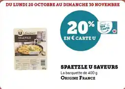 U Express Spaetzle u saveurs offre