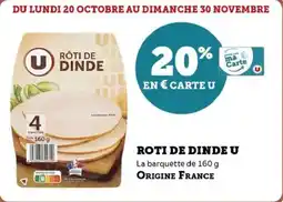 U Express Roti de dinde u offre
