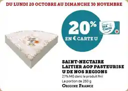 U Express Saint-nectaire laitier aop pasteurise u de nos regions offre