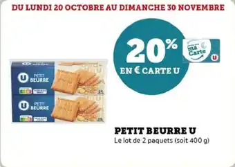 U Express Petit beurre u offre
