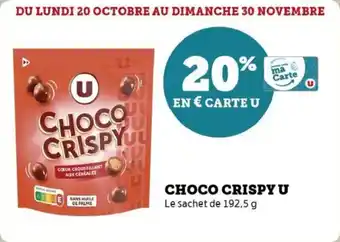 U Express Choco crispy u offre