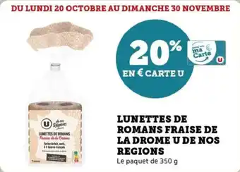 U Express Lunettes de romans fraises de la drome u de nos regions offre