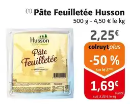 Colruyt HUSSON Pâte feuilletée offre