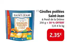 Colruyt SAINT-JEAN Girolles poêlées offre