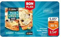 Colruyt SODEBO Pizza crust recette cheesy offre
