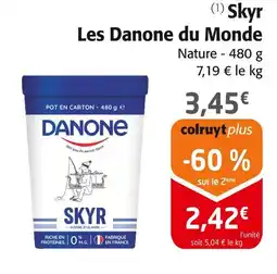 Colruyt Les Danone du Monde Nature Skyr offre