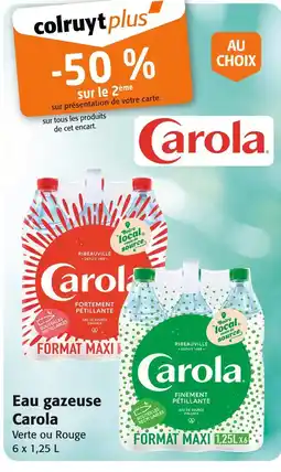 Colruyt Carola Eau gazeuse offre