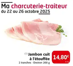 Colruyt Jambon cuit à l'étouffée offre