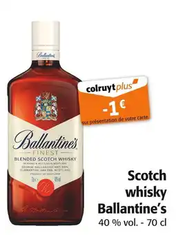 Colruyt BALLANTINESS Scotch whisky offre