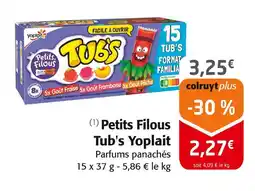 Colruyt YOPLAIT Petits Filous Tub's offre