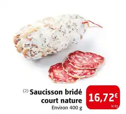 Colruyt Saucisson bridé court nature offre