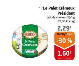 Colruyt Président Le Palet Crémeux offre