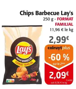 Colruyt Lay's Chips Barbecue offre