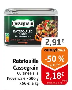 Colruyt Cassegrain Ratatouille offre