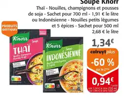Colruyt KNORR Soupe offre