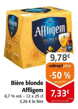 Colruyt AFFLIGEM Bière blonde offre