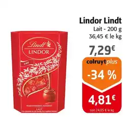 Colruyt Lindor Lindt offre