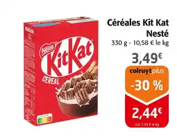 Colruyt Nestlé Céréales Kit Kat offre