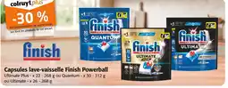 Colruyt FINISH Capsules lave-vaisselle Finish Powerball offre