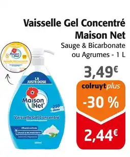 Colruyt Maison Net Vaisselle Gel Concentré offre