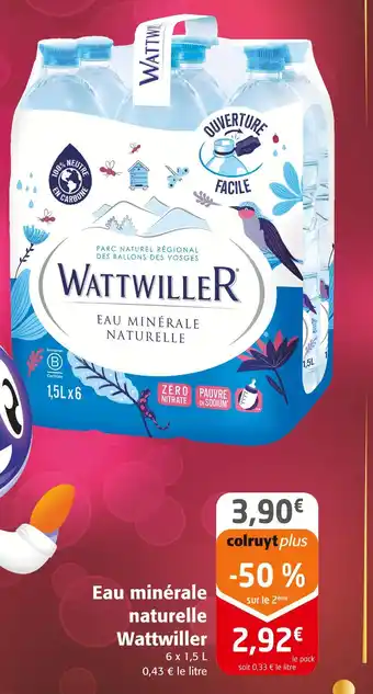 WATTWILLER Eau minérale naturelle
