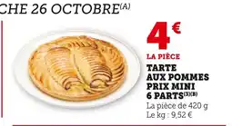 Super U Tarte aux pommes offre