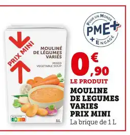Super U PRIX MINI Mouliné de légumes variés offre